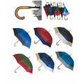 54B -54" arc, auto open fashion umbrella, blank, available in a prepack assortment only